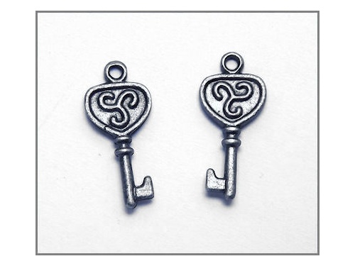 Decorative Keys (antique silver colour) TB156